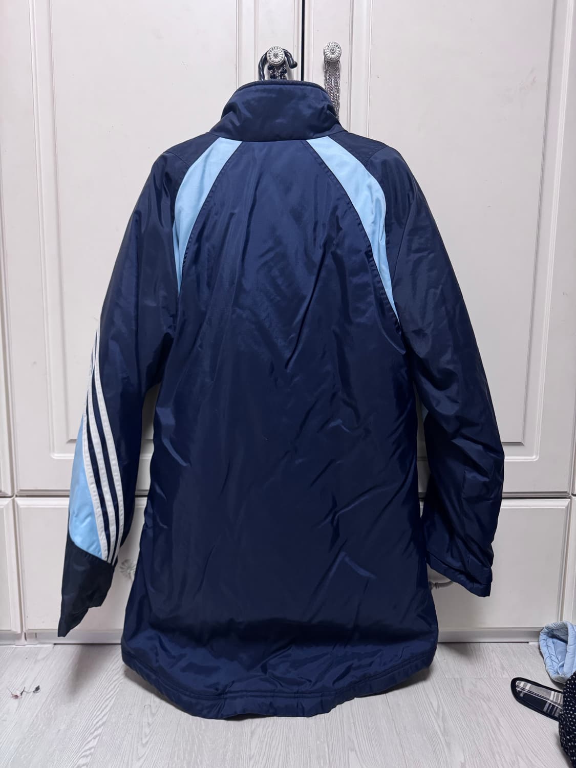 빈티지 아디다스 레알마드리드 바람막이 패딩 네이비 스카이블루 상품이미지2