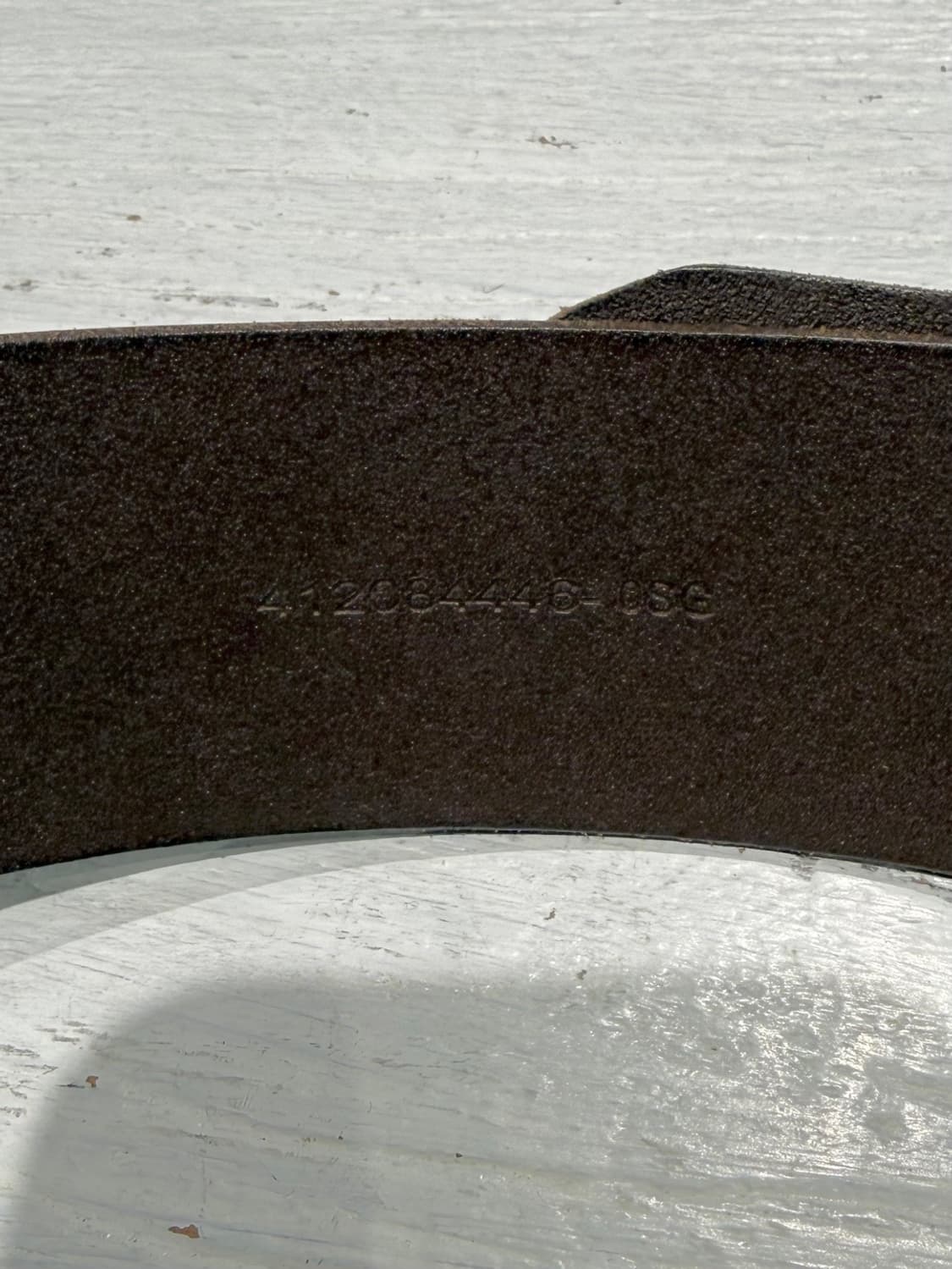 로렌 랄프로렌 골드 버클 브라운 레더 벨트 상품이미지8