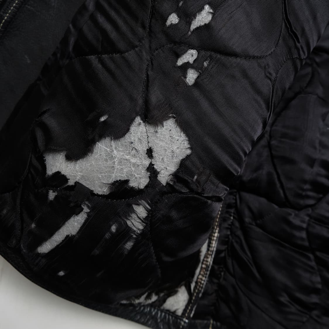 90s leather car coat 상품이미지8