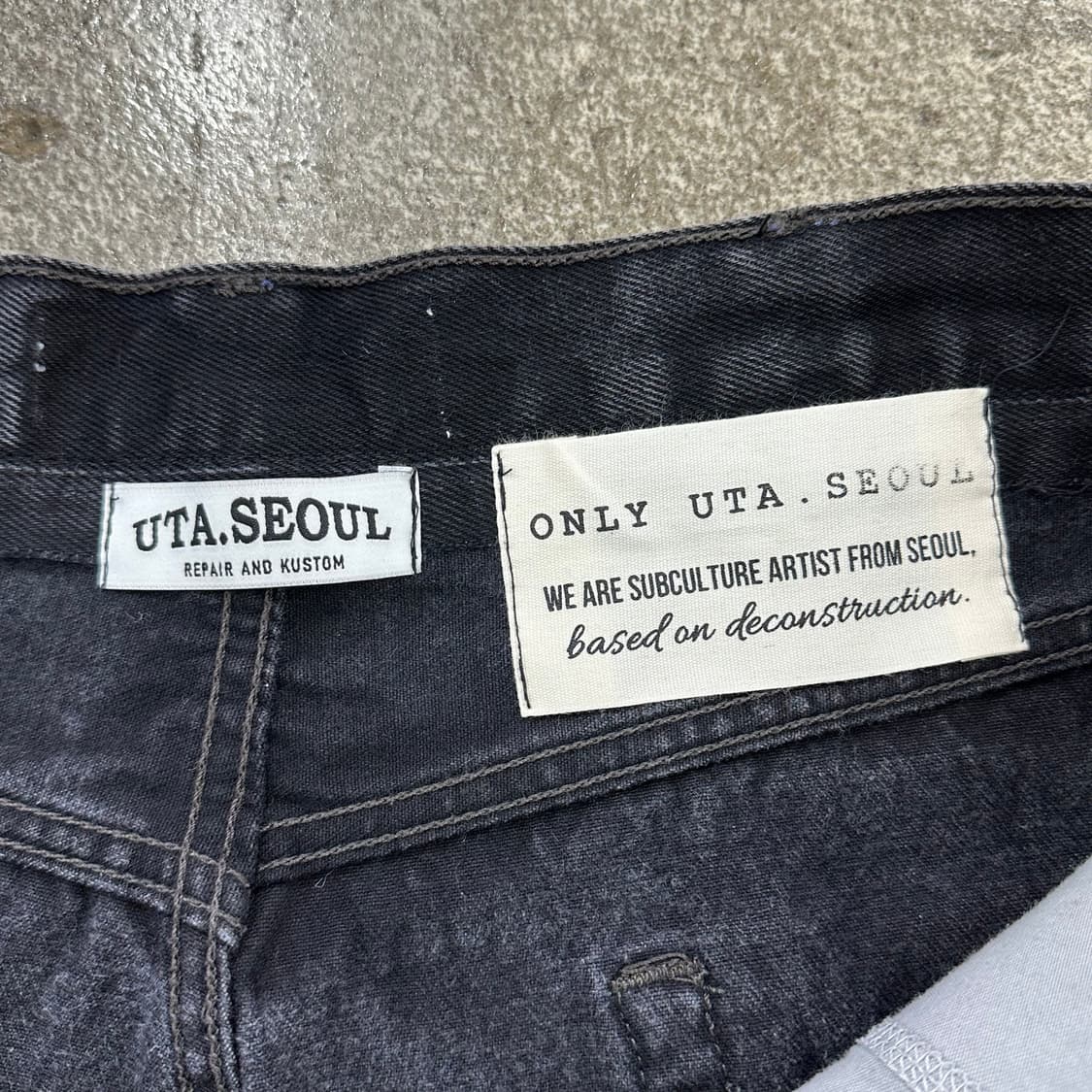 UTA DOUBLE WIDE DENIM PANTS 상품이미지4