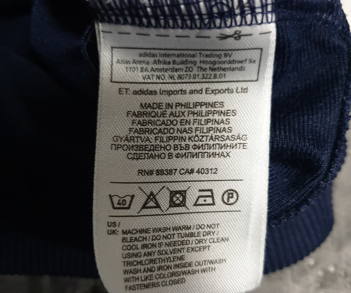 (해외판) 아디다스 파이어버드 오리지널 트랙 탑 집업 네이비 (M) 상품이미지4