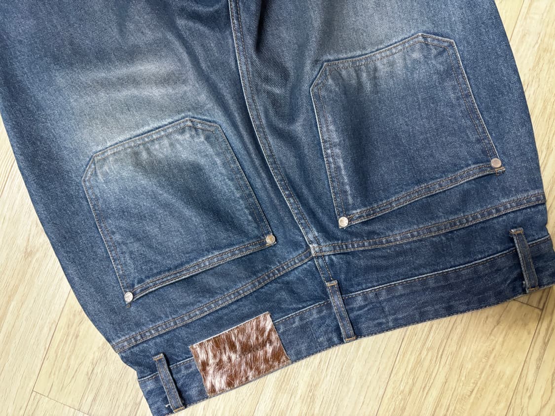 stu 코팅 플레어 데님팬츠 상품이미지4