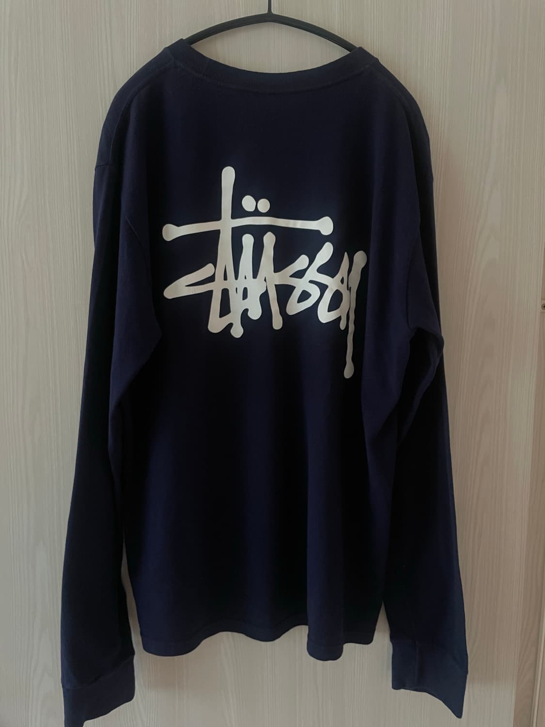 Stussy Navy long sleeve M 상품이미지2