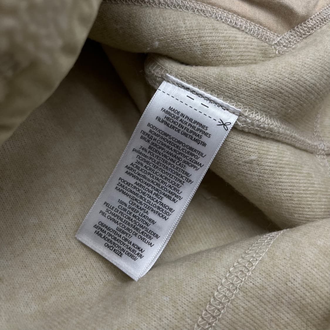 폴로 랄프로렌 브라운레더 포켓 베이지 뽀글이 자켓 S 상품이미지6