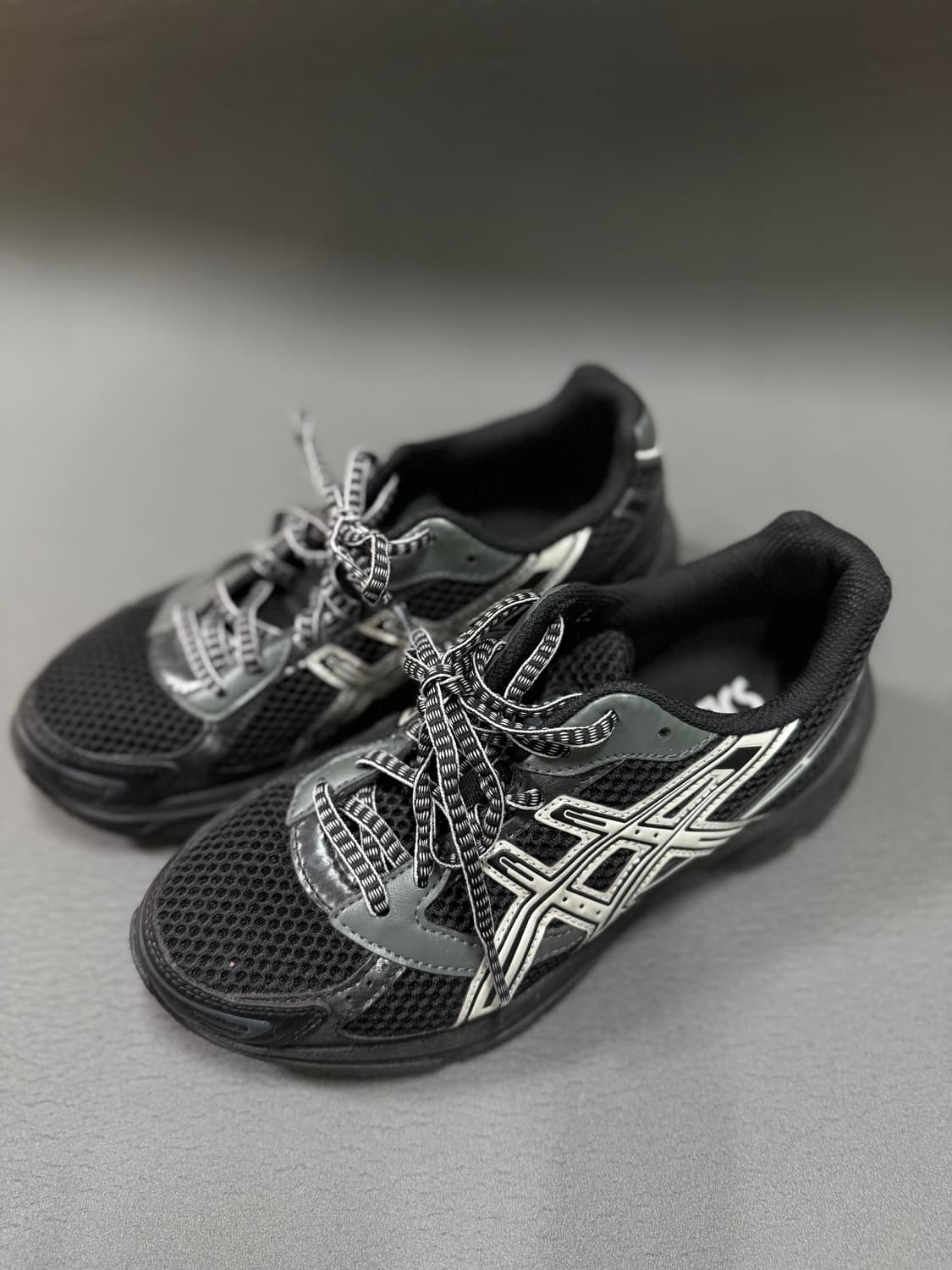 아식스 Asics Gel-1130 Black Glacier Grey -  상품이미지1