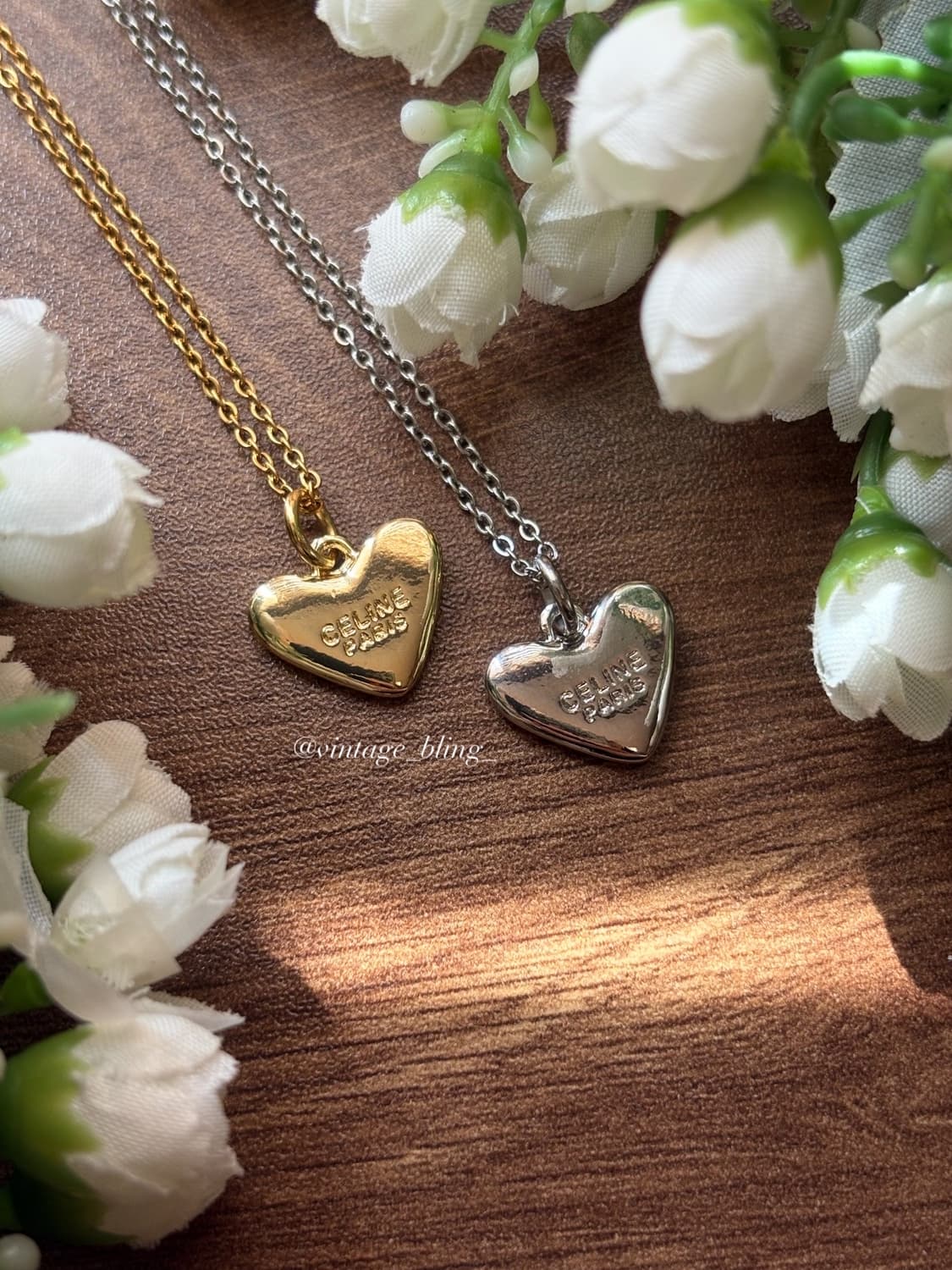 셀린느 트리옹프 하트 목걸이 상품이미지2