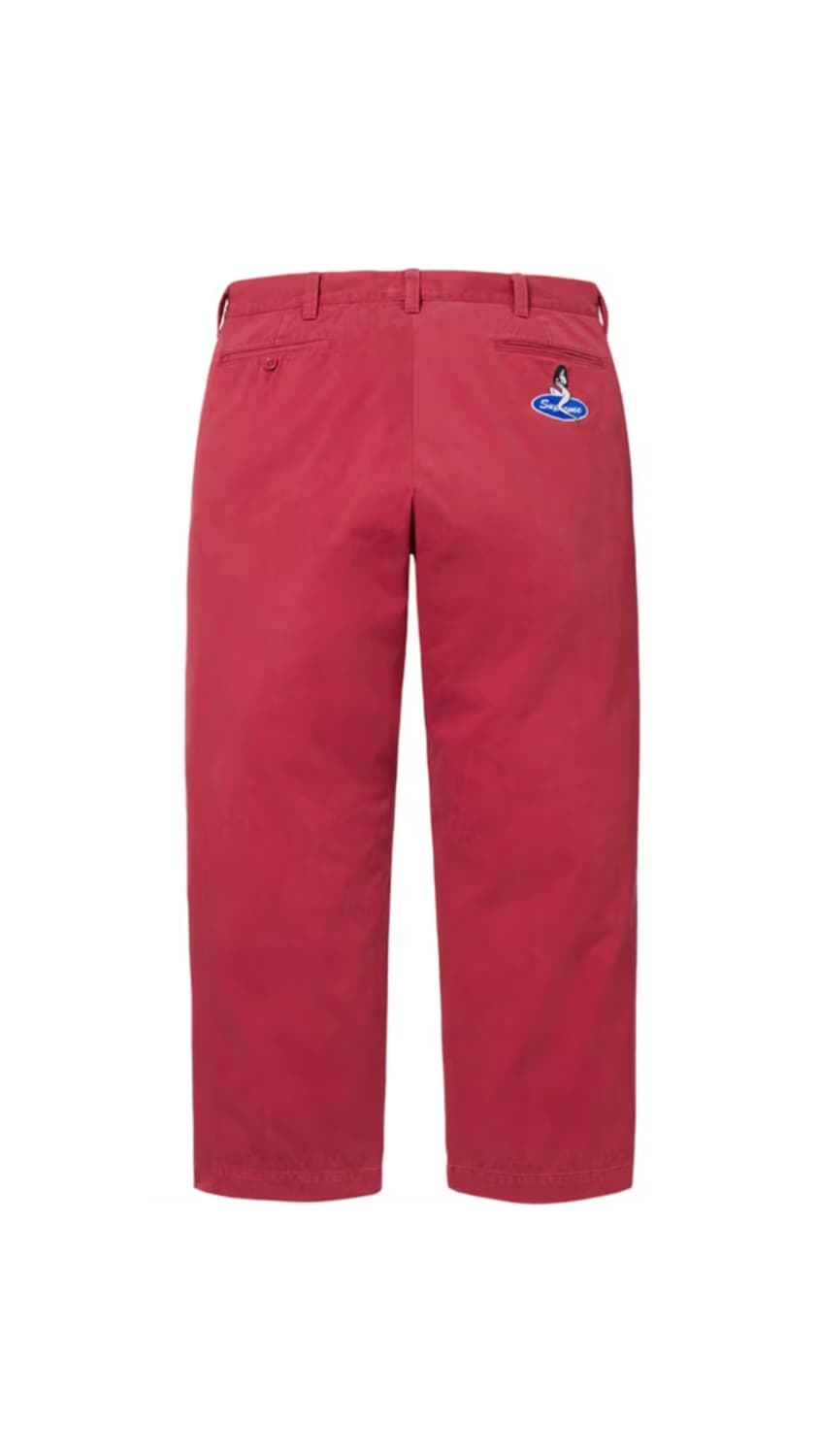 슈프림 25fw 핀업걸 치노 레드 30 상품이미지1