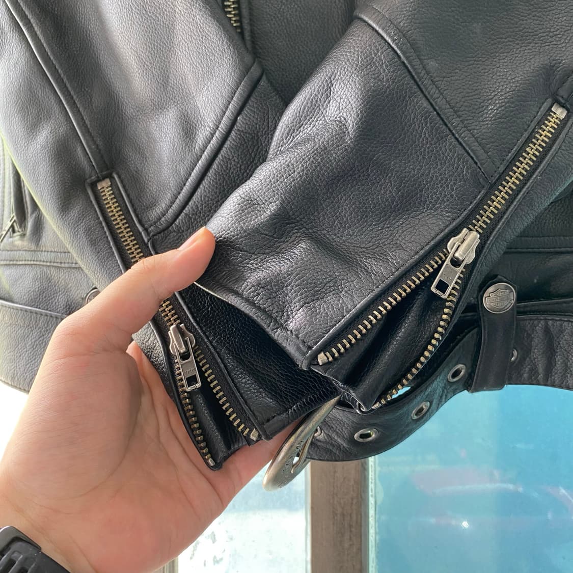 🌊harley davidson cow leather rider jack 상품이미지7