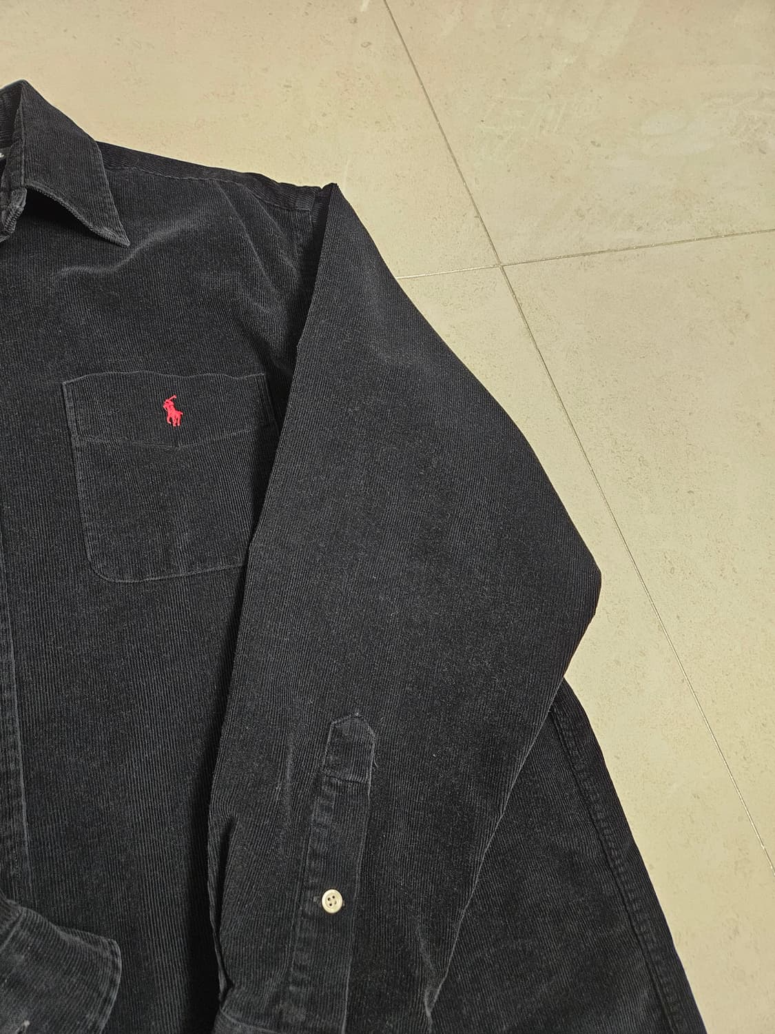 90s 폴로 랄프로렌 빅셔츠 L 코듀로이 상품이미지3