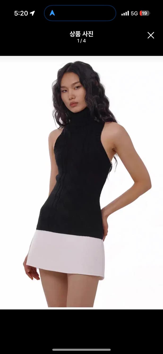 새상품)스위트칠링 CABLE KNIT SWEATER DRESS 상품이미지1