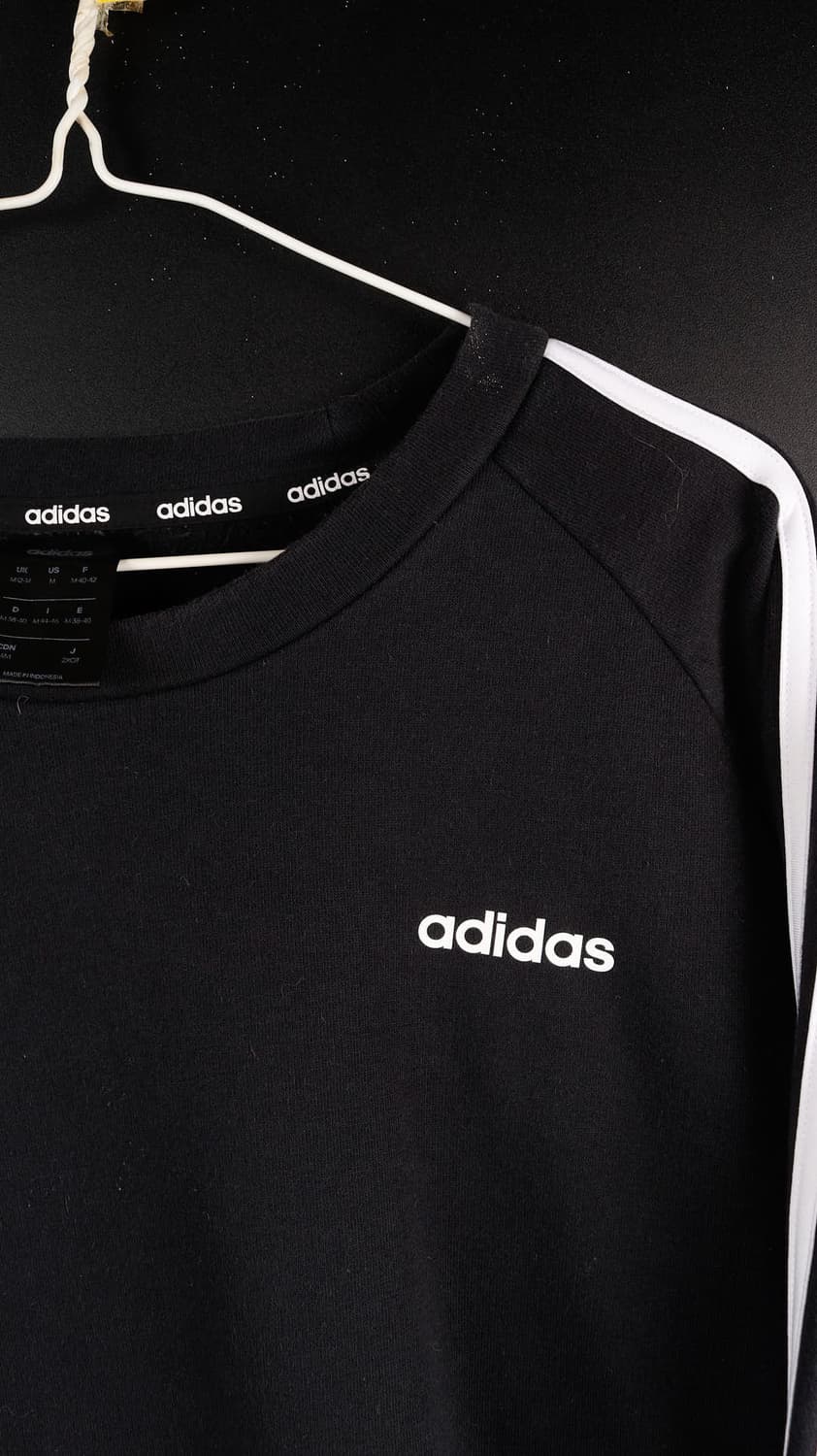 아디다스 로고 삼선 맨투맨 상품이미지3