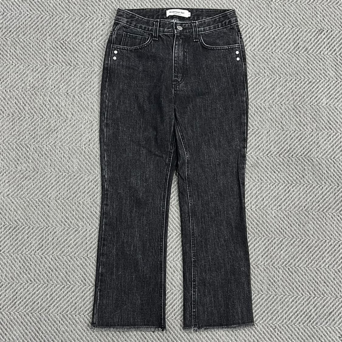 앤더슨벨 흑청 데님팬츠 v0909 상품이미지1