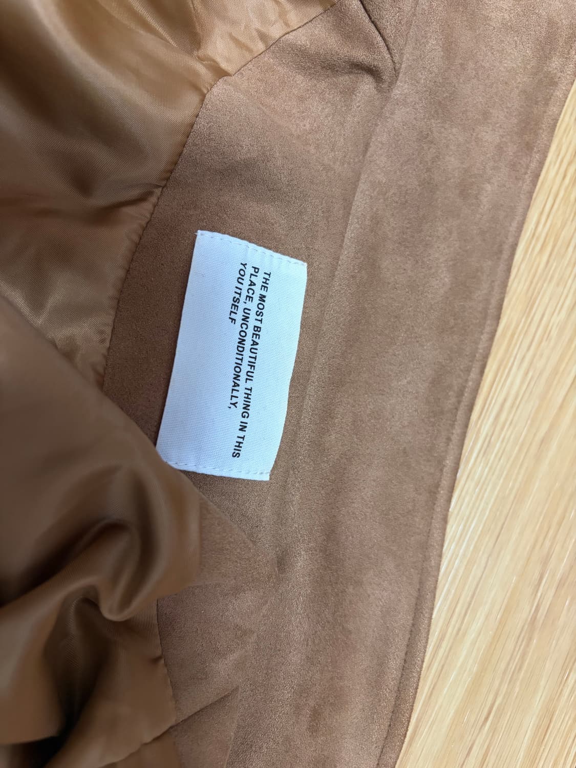 플레이스 스튜디오ㅡ투웨이 블루종 스웨이드 밴딩 자켓 상품이미지4