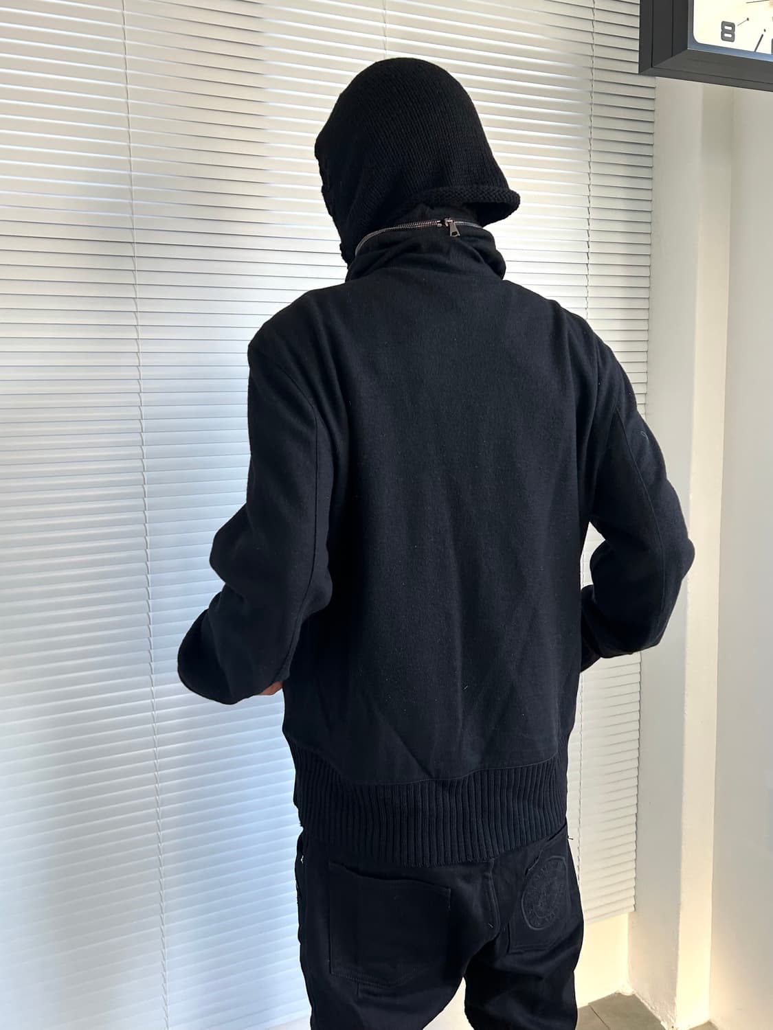 존바바토스 측융 울 하이넥 집업 자켓 상품이미지3