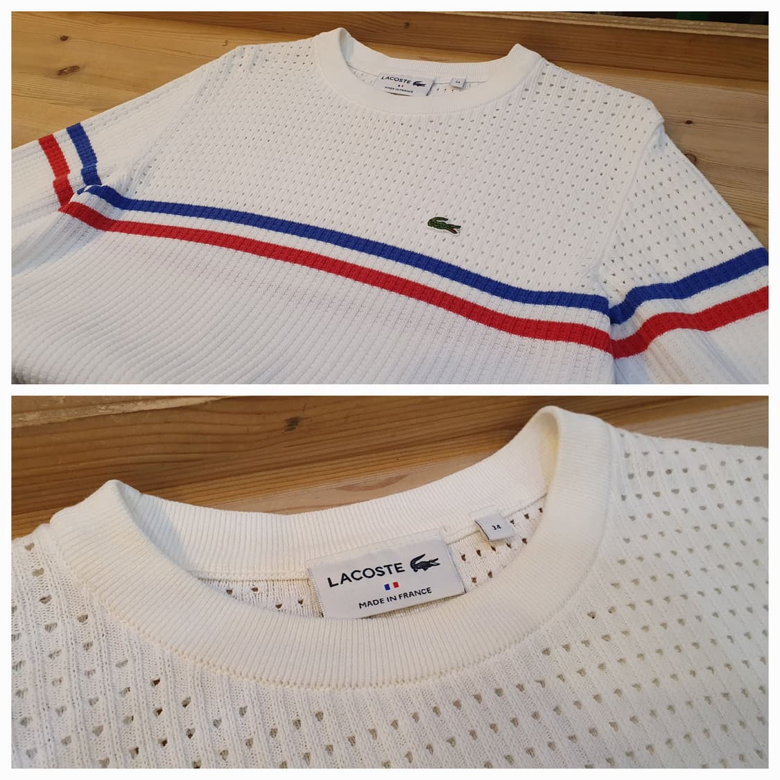 55.라코스테 펀칭 풀오버 상품이미지3