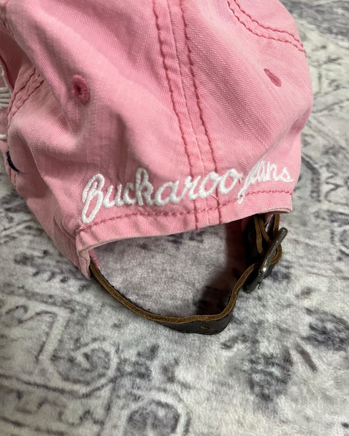 Bucakroo jeans pink ball cap 상품이미지3