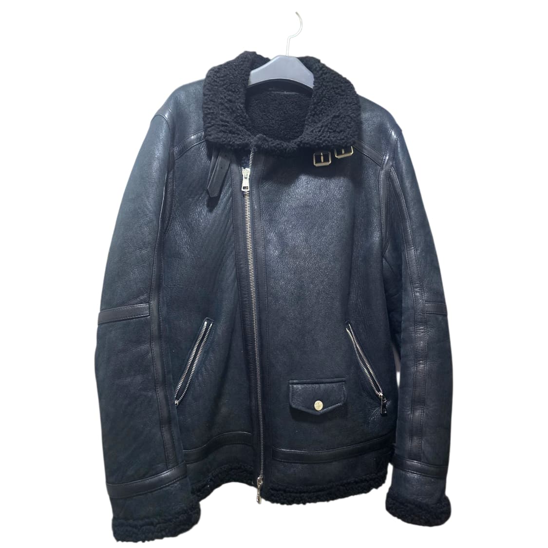 느와르라르메스 블랙라벨 리얼 무스탕 ( 48 / 황금사이즈 새상품급) 상품이미지2