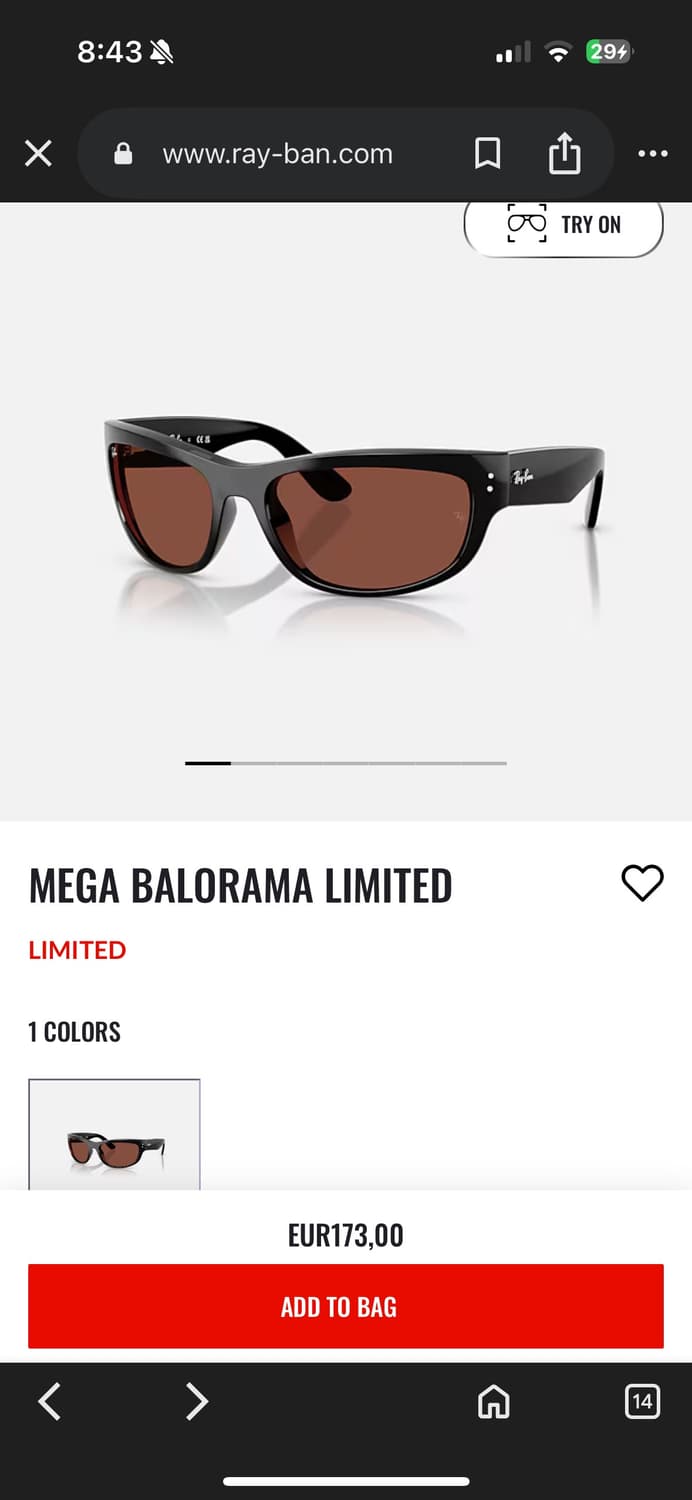 Rayban mega balorama limited edition 상품이미지3