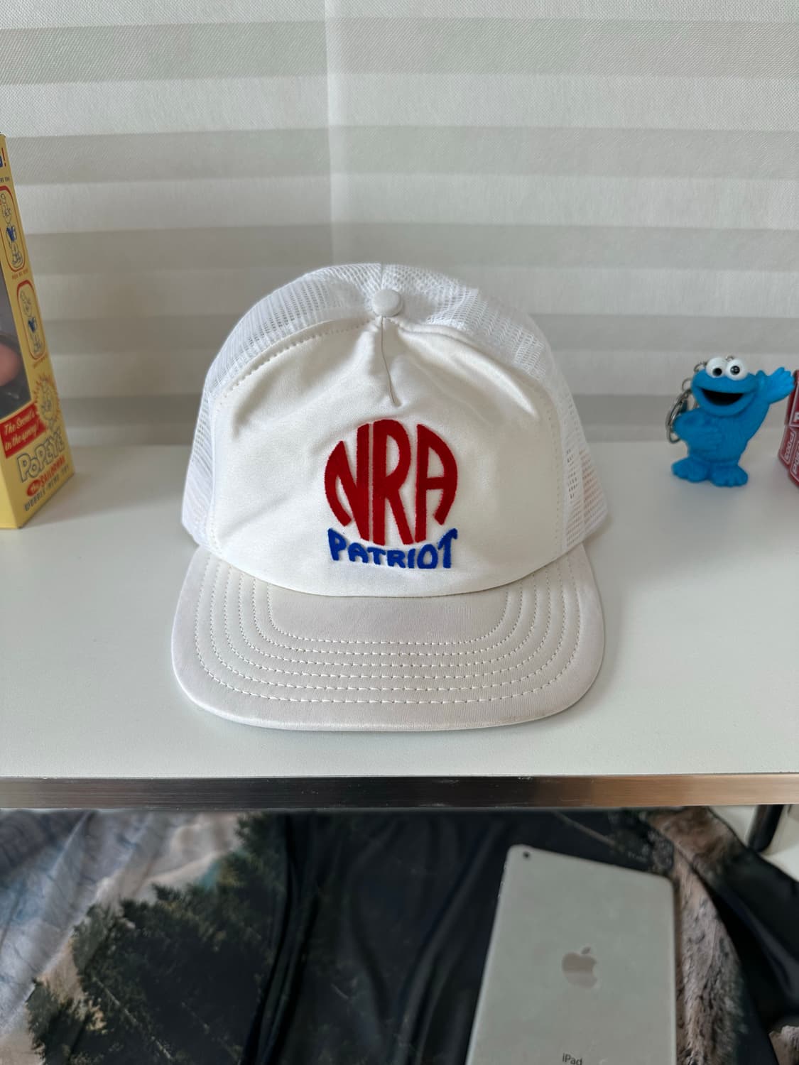 80s NRA 미국 총기협회 트러커캡 상품이미지1