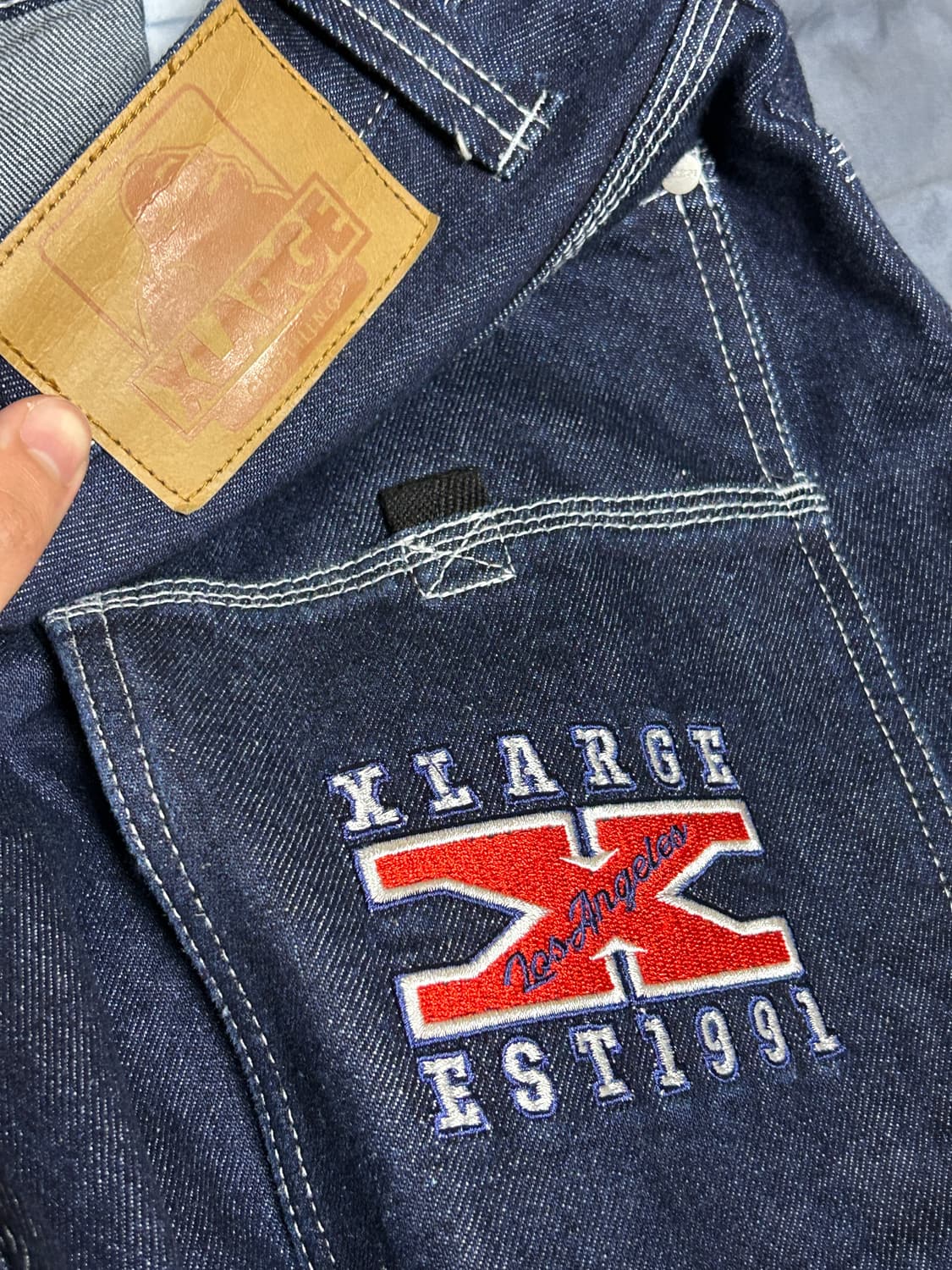 엑스라지 카펜터 팬츠 인디고 상품이미지4