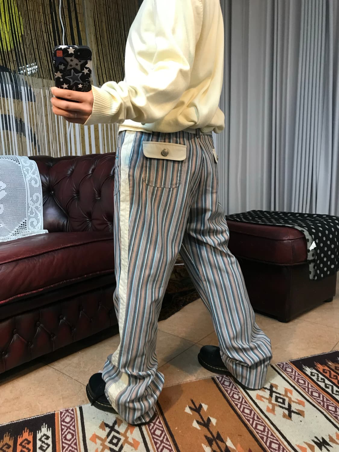 빈티지 스트라이프 팬츠  상품이미지2