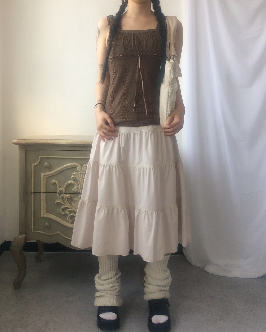 Lace sleeveless 상품이미지5