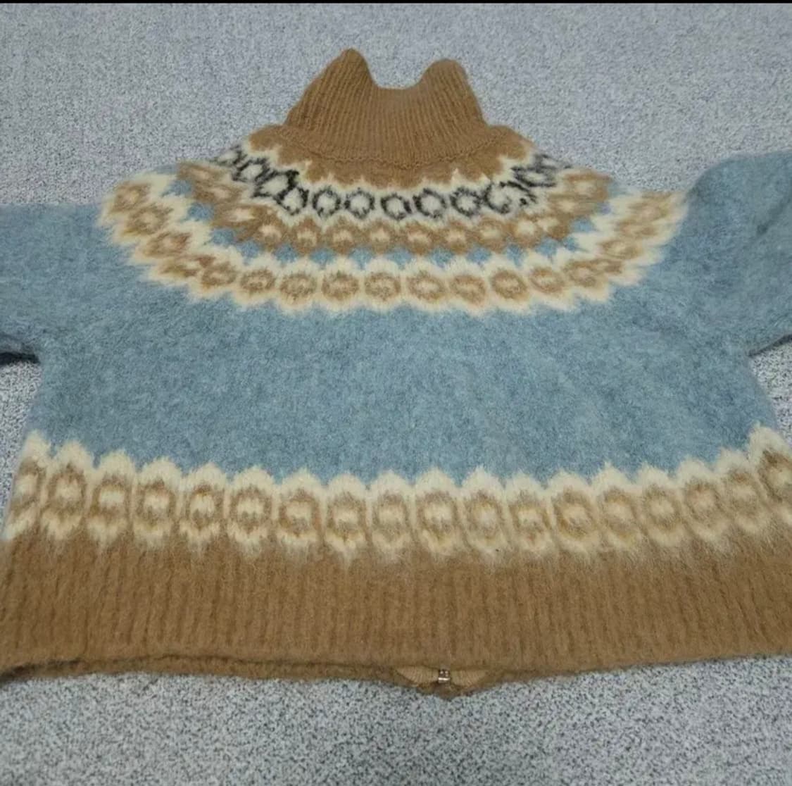 그로브 22fw 엘던 니트집업 태연 가디건 상품이미지4