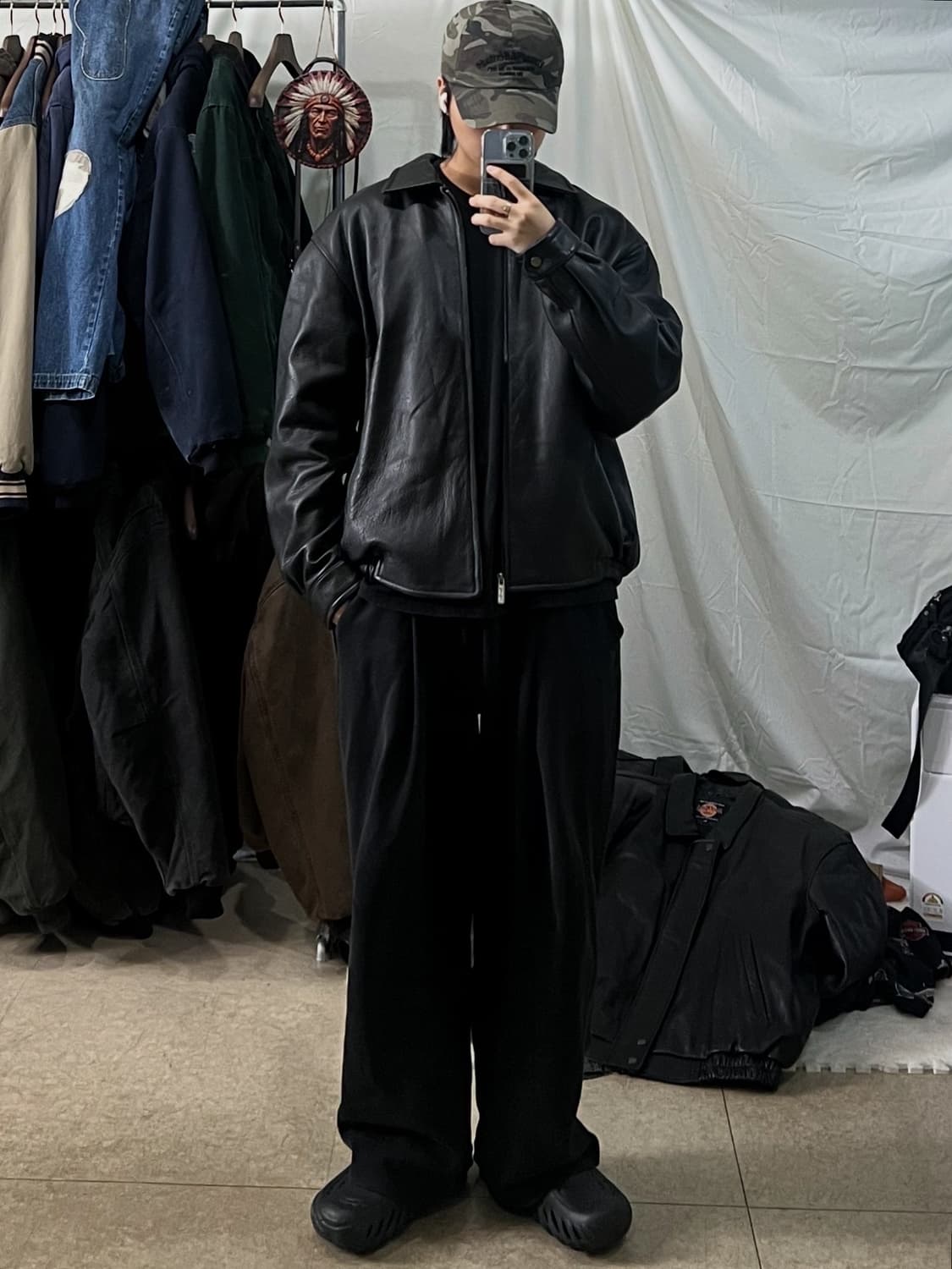 히드락카페 가죽자켓 상품이미지5