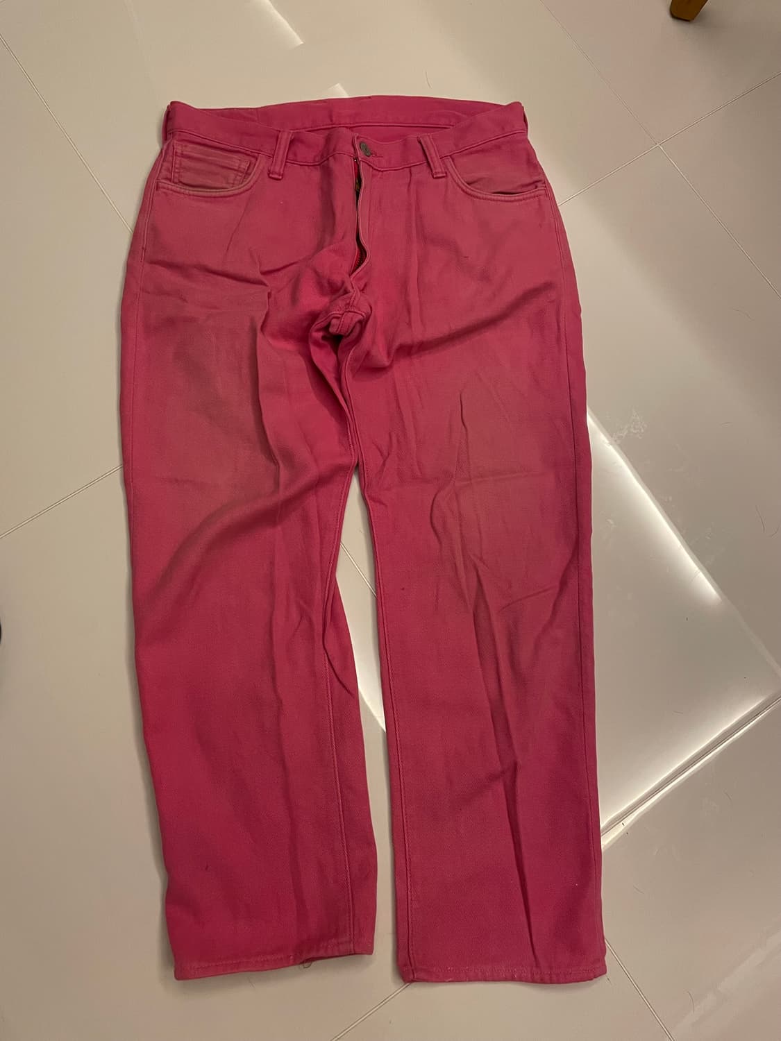 Evisu 빈티지 데님 pink 상품이미지1