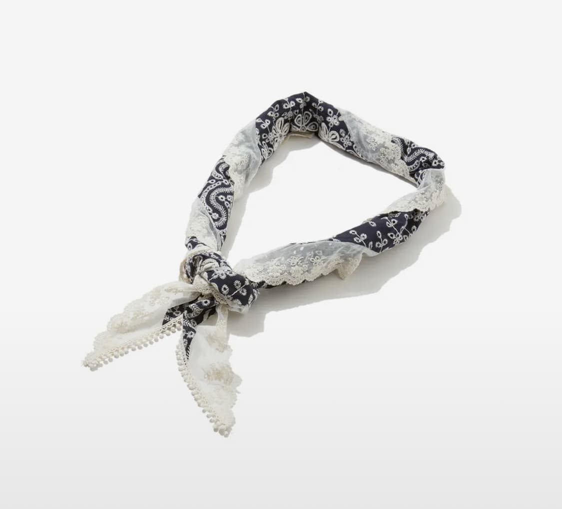 펜필드 플라워 롱 스카프 상품이미지1