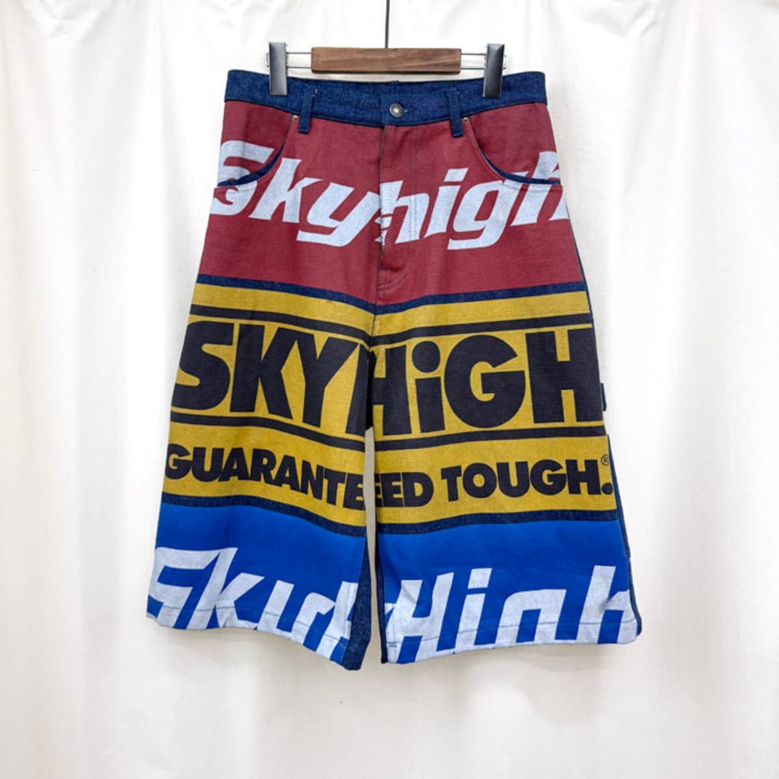 SKY HIGH FARMS 스카이 하이 팜 워크웨어 프린트 데님 쇼츠 상품이미지3