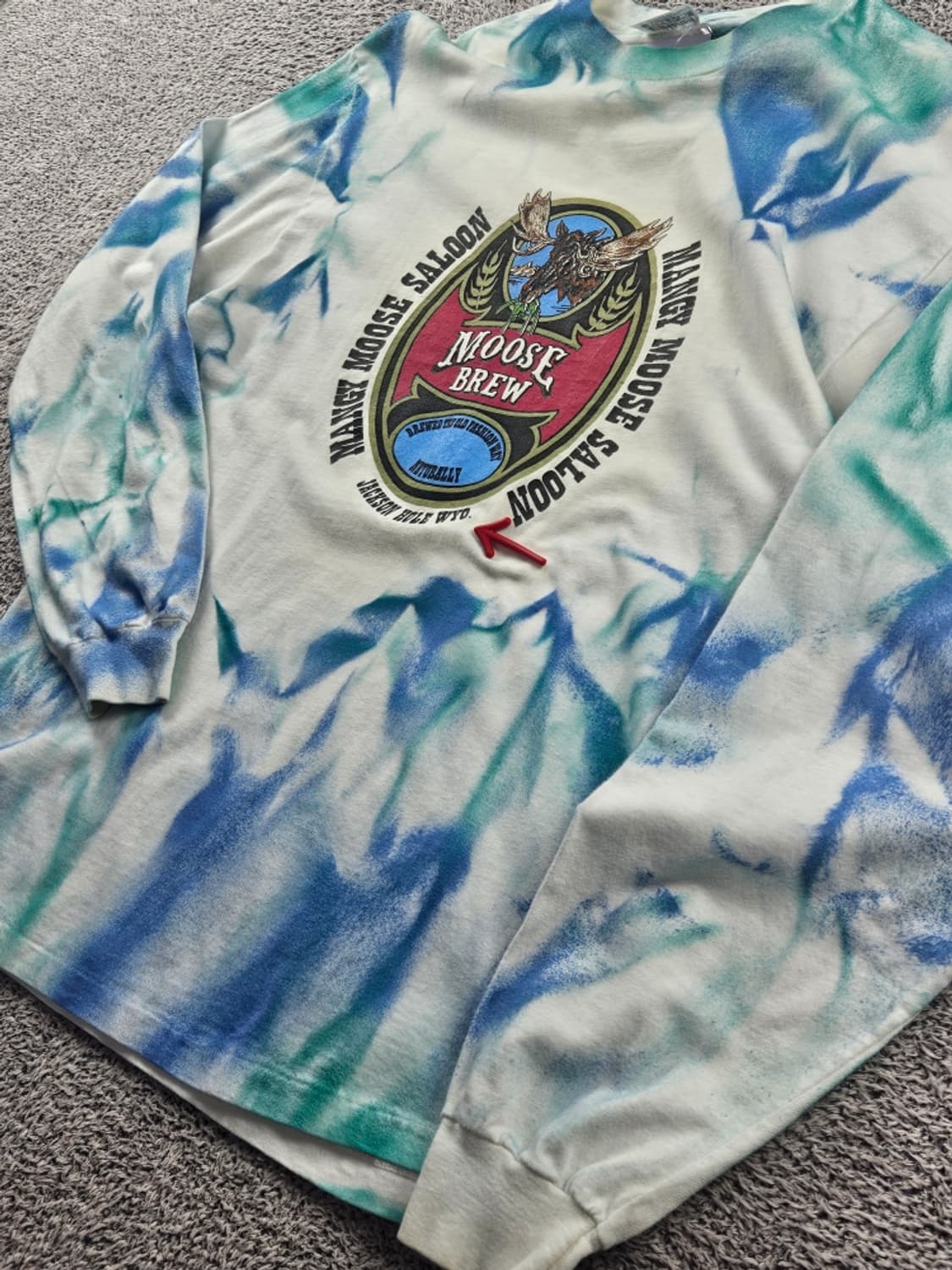 90's USA HANES 커스텀 싱글스티치 롱슬리브( L )/11424 상품이미지4