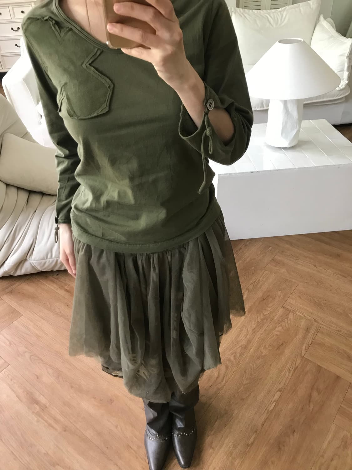 vintage pattern sha skirt 상품이미지9