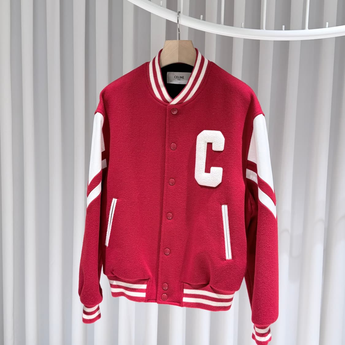 48 / 셀린느 C로고 잭슨 테디 바시티 자켓 상품이미지2