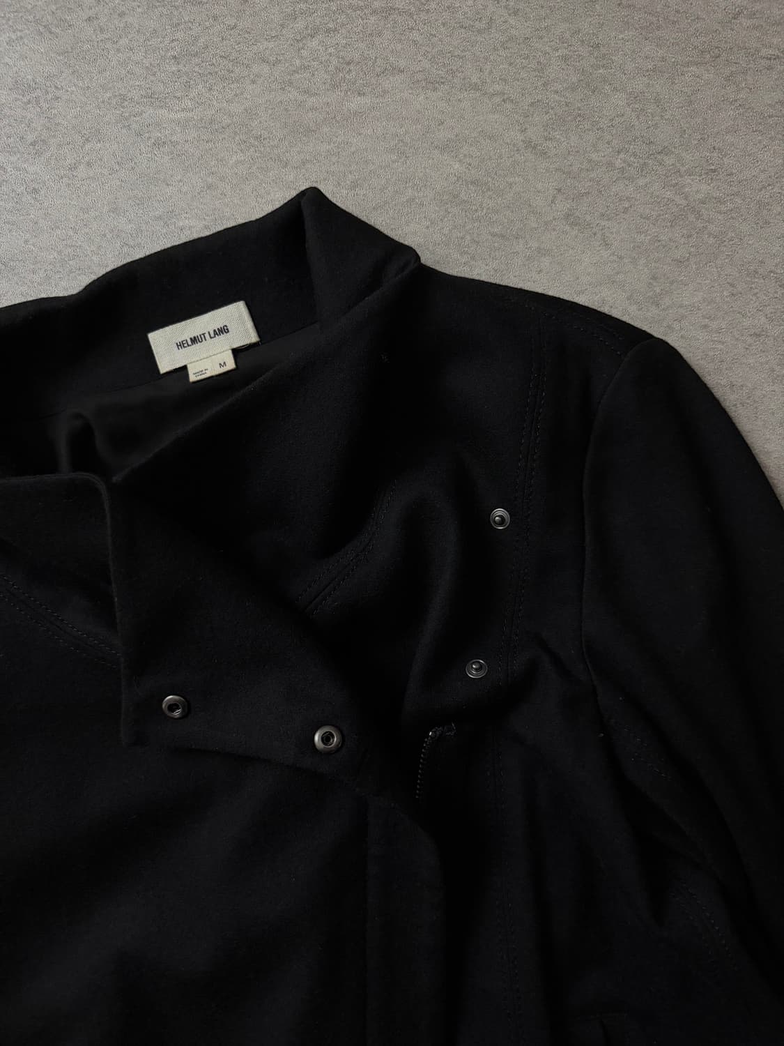 헬무트랭 비대칭 하이넥 자켓 상품이미지5