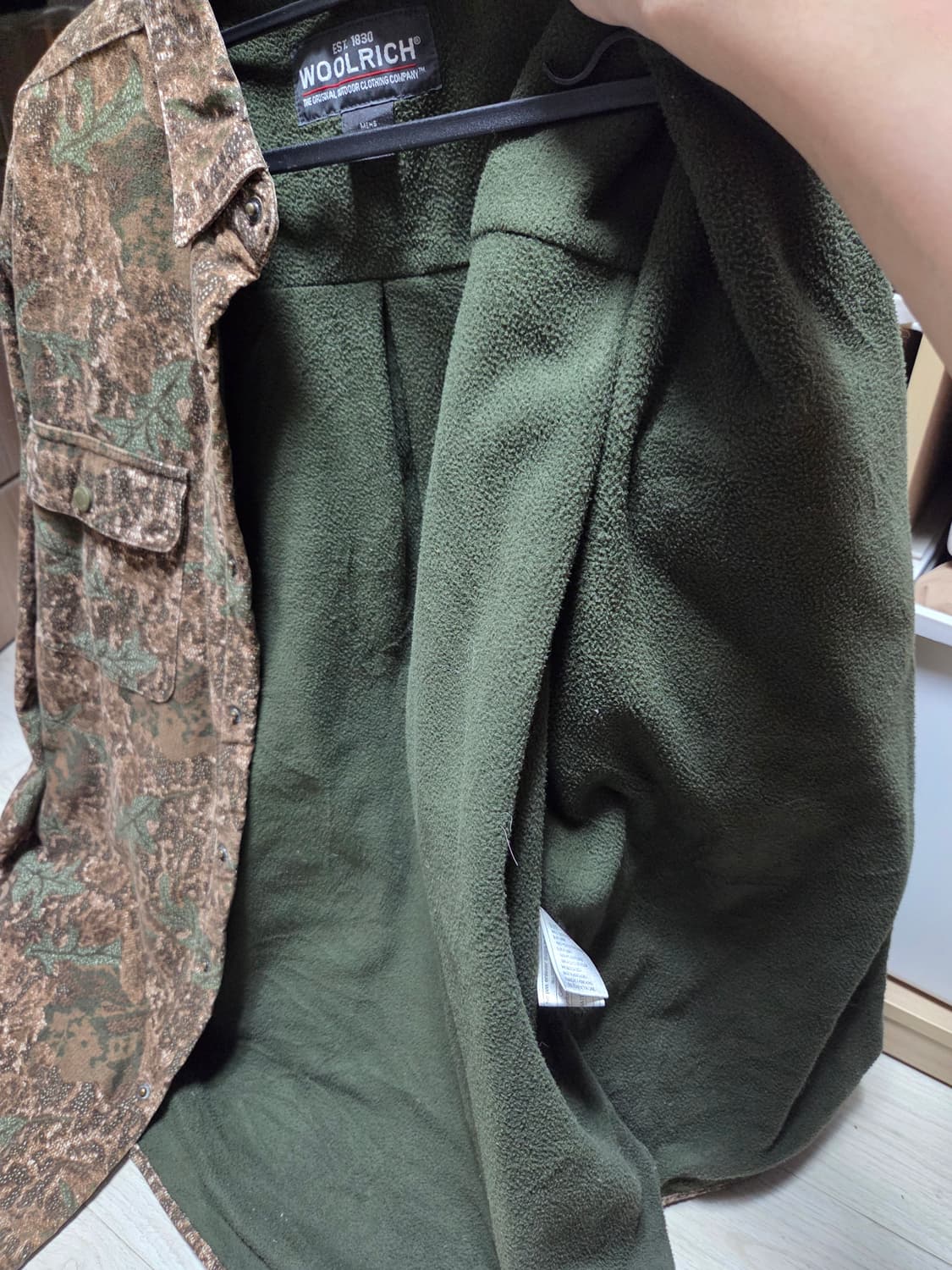 울리치 카모페턴 셔츠 자켓 상품이미지4