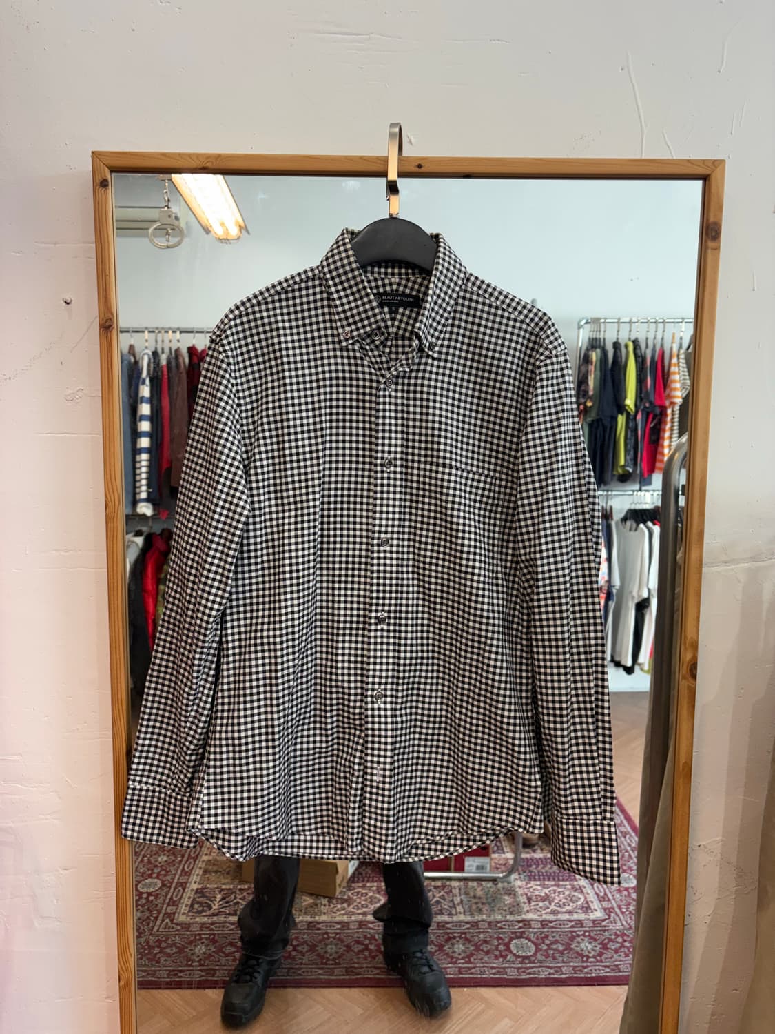 Beauty&youth 체크셔츠 상품이미지1