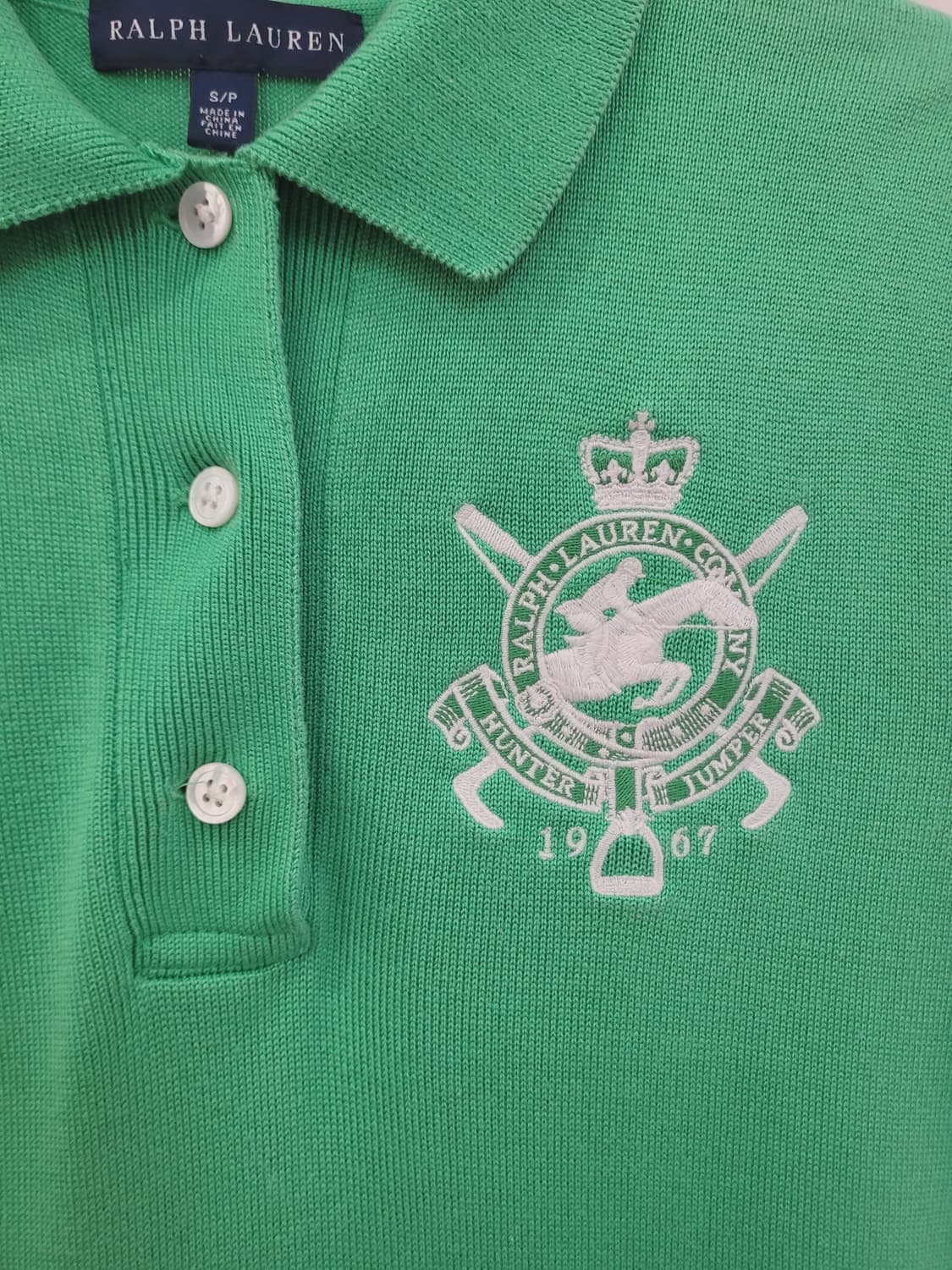 랄프로렌 코튼 니트 카라 원피스 S사이즈 상품이미지4