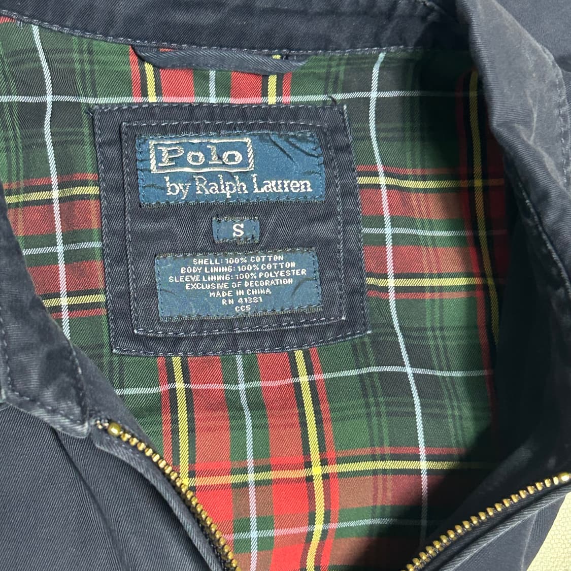 S 폴로랄프로렌 네이비 스윙톱 자켓 상품이미지4