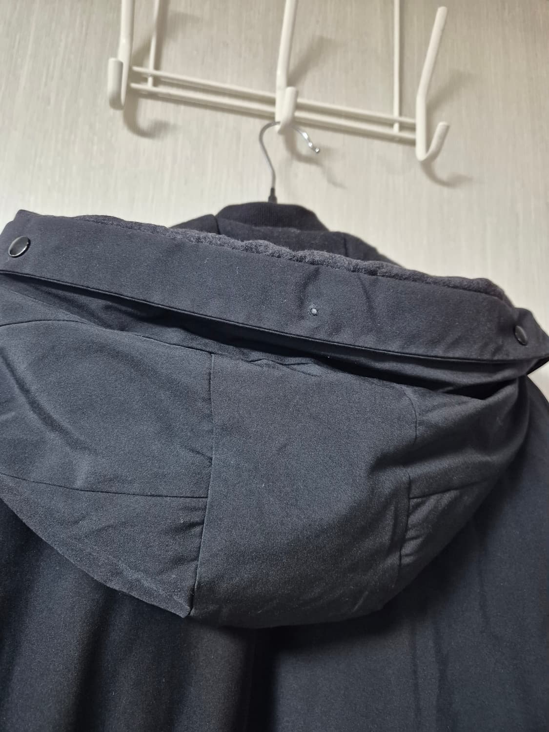 (정품) 솔리드옴므 구스다운 롱패딩 후드점퍼 50 이중집업 상품이미지8