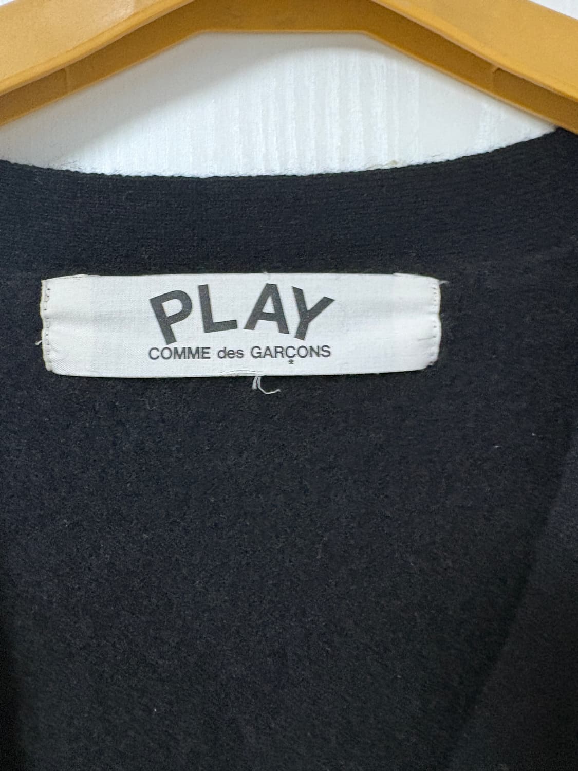 꼼데가르송 블랙 가디건 상품이미지3