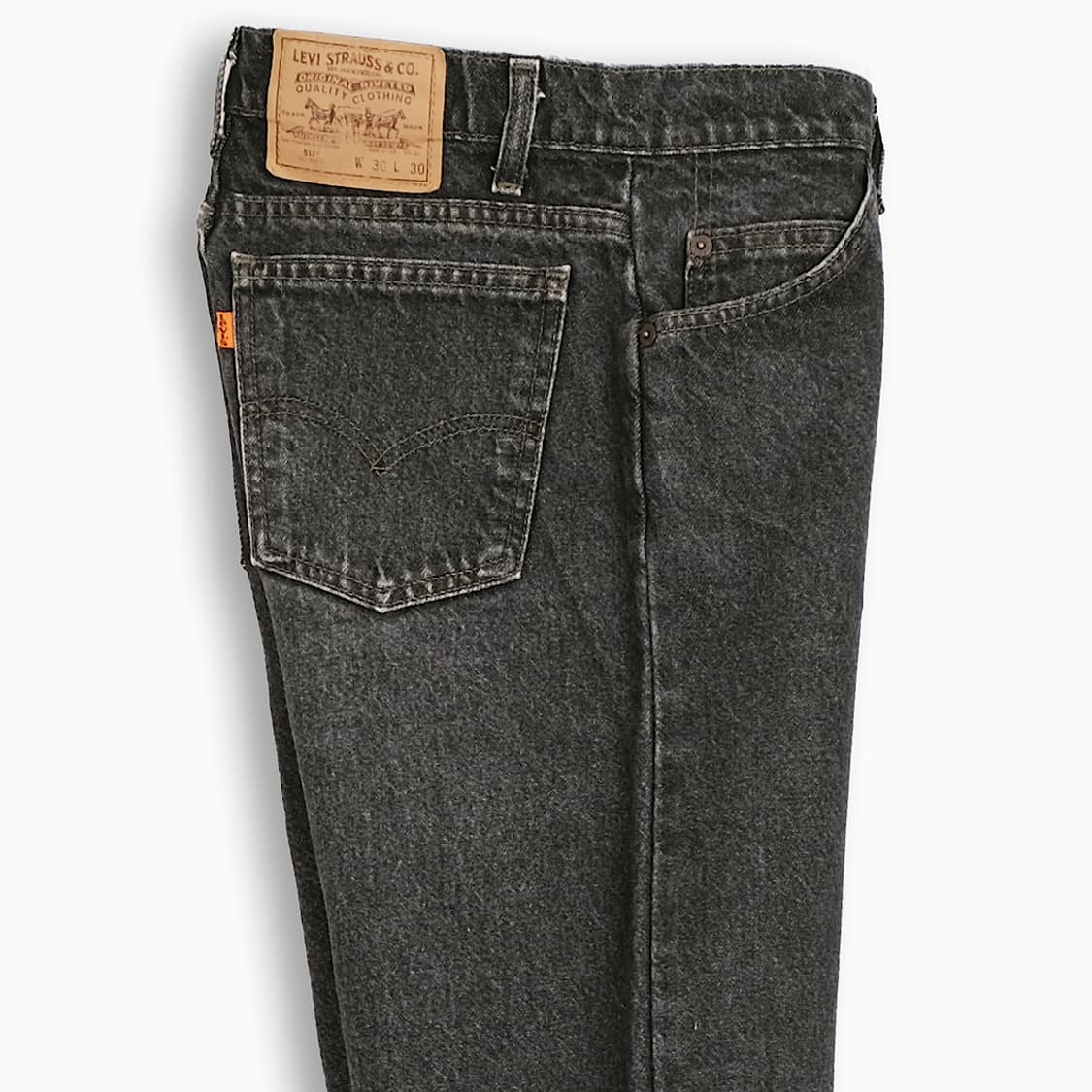 리바이스 517 오렌지탭 흑청 90s USA 28인치 OR5173026 상품이미지5