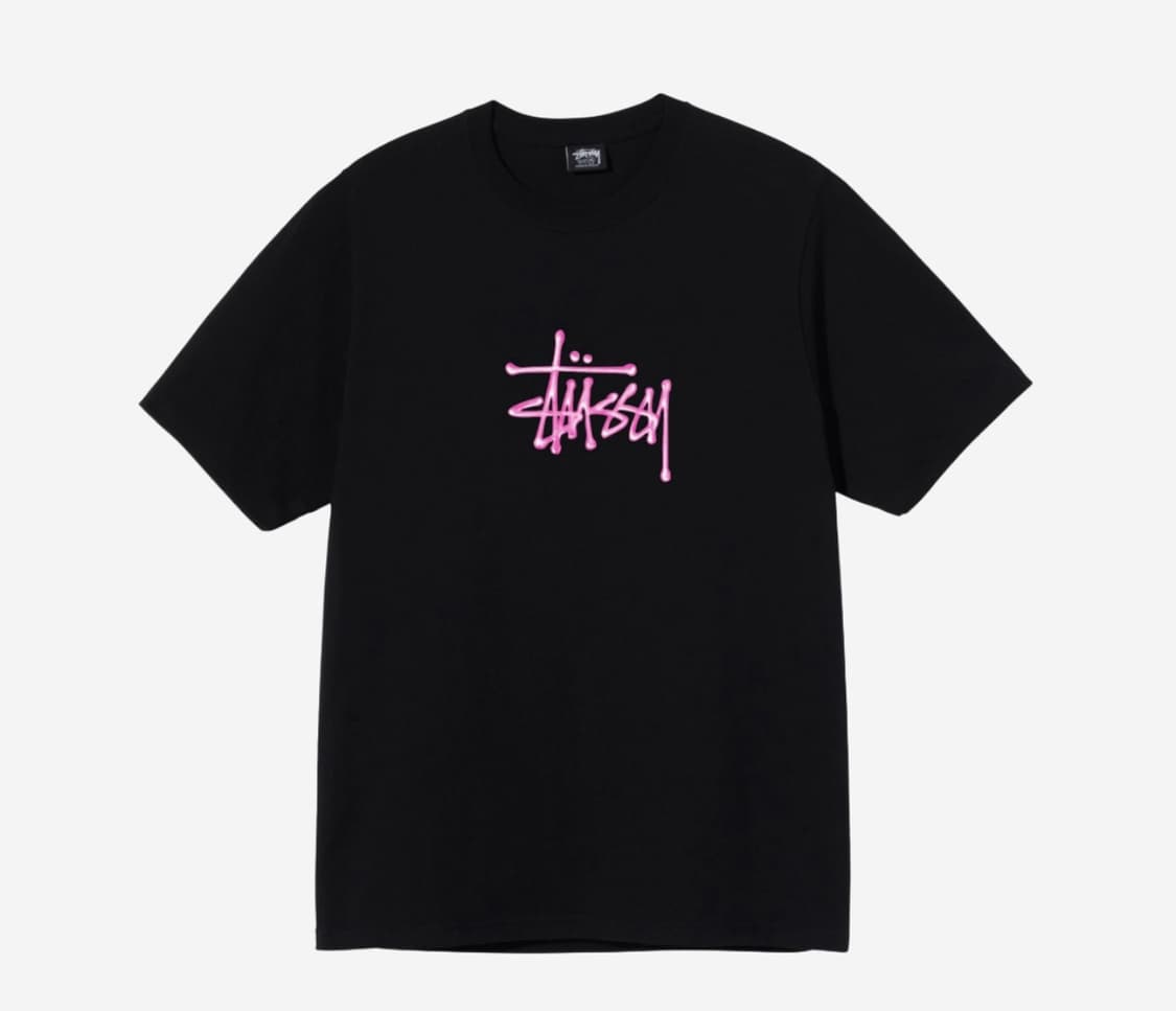 스투시 젤 스탁 티셔츠 블랙 상품이미지1