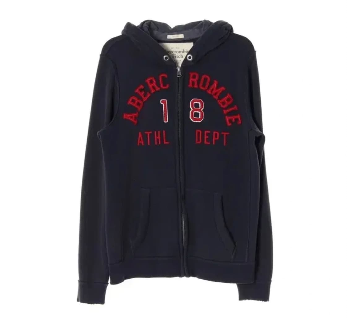 ✨아베크롬비 스펠아웃 다크 네이비 후드집업✨ 상품이미지1
