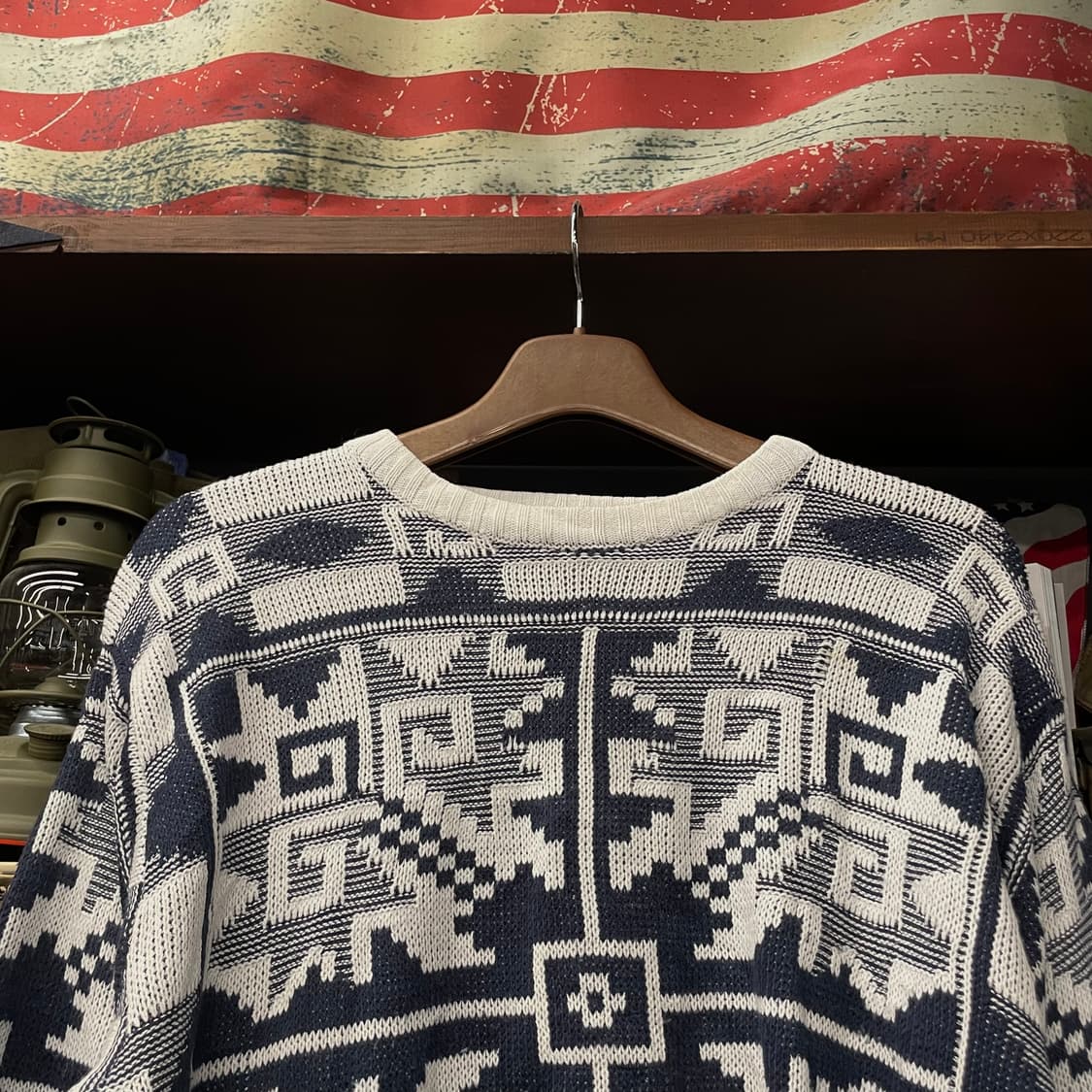 90s 하이 시에라 패턴 아크릴 니트 스웨터 상품이미지3