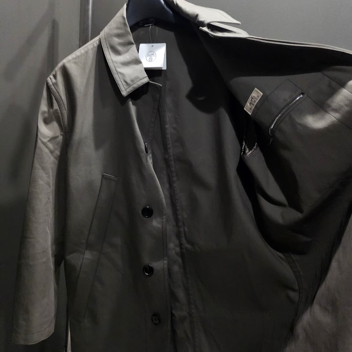 에르메스 헤비 트윌 컬렉션 트렌치 코트 상품이미지4