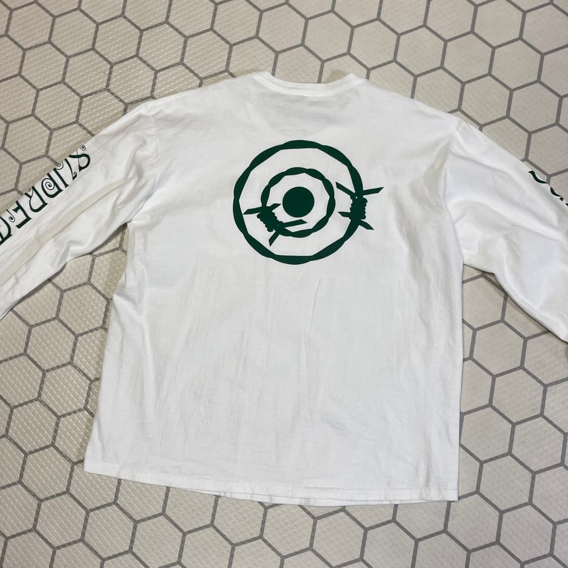 (XL) 슈프림 21SS x 남이서팔 롱슬리브 화이트 상품이미지5