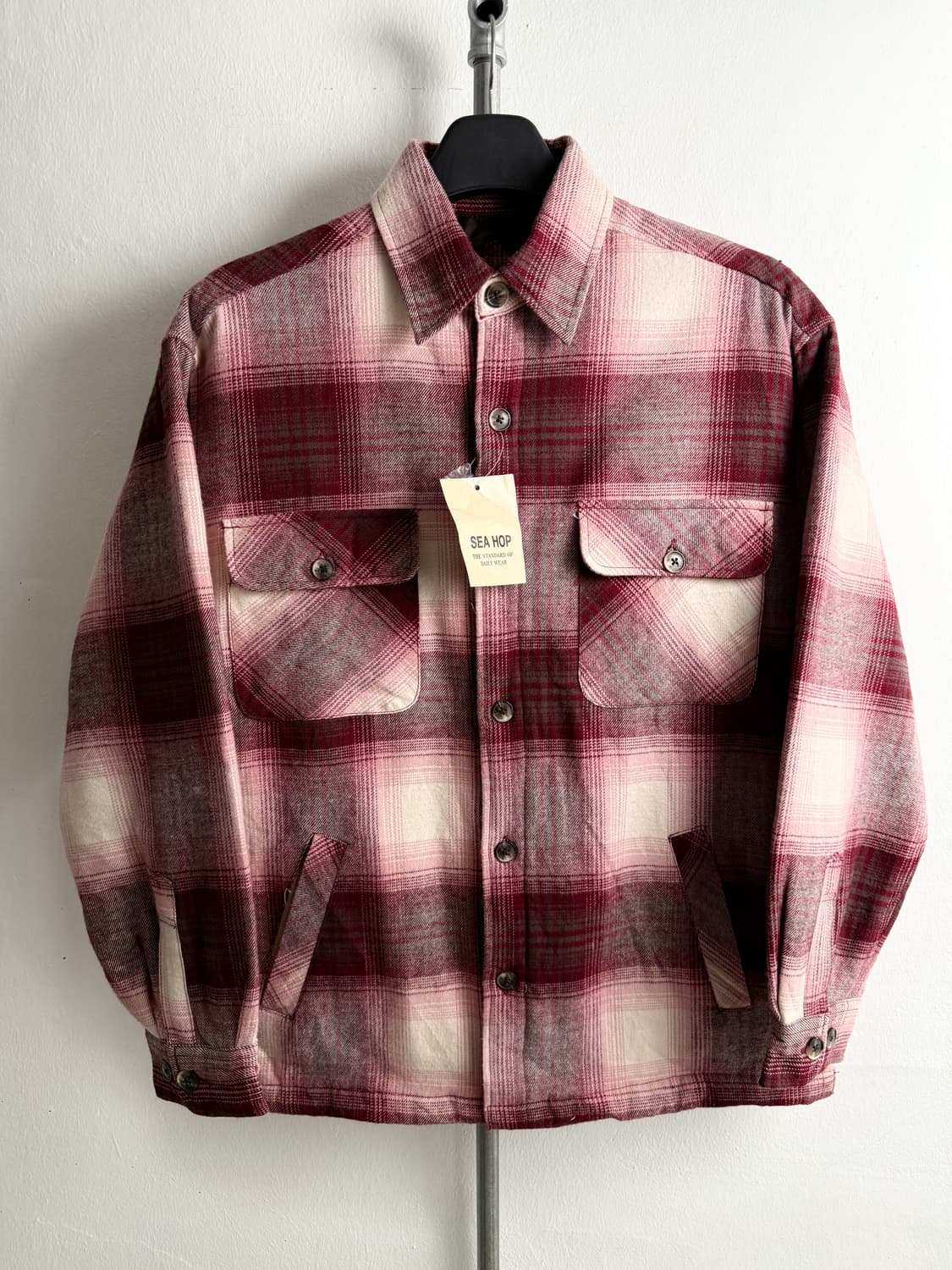 SEA HOP Padded Flannel Check Jacket 상품이미지1