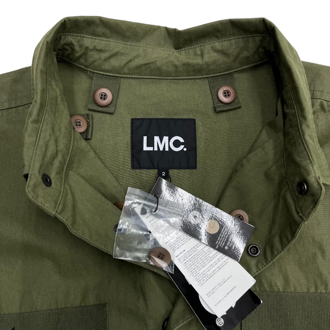 LMC 카키 패치로고 카키 셔츠자켓 2 (새상품) 상품이미지8