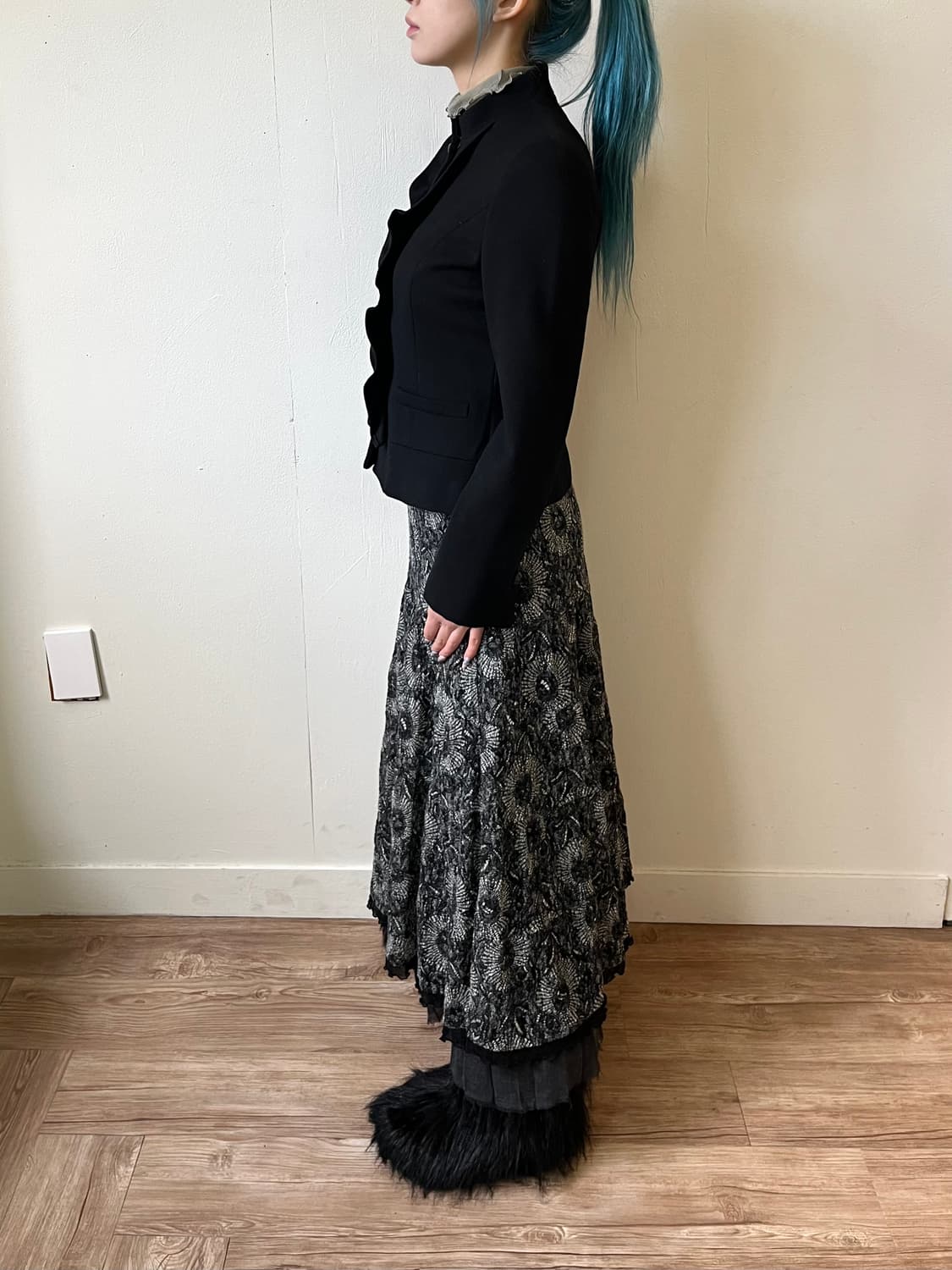 AUSTIN REED 캐시미어 셔링 자켓 상품이미지8